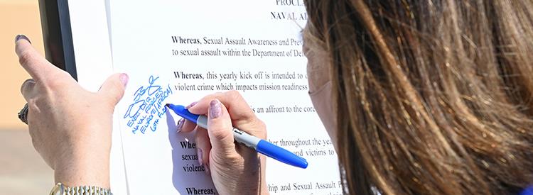 SAPR Women signing proclamation