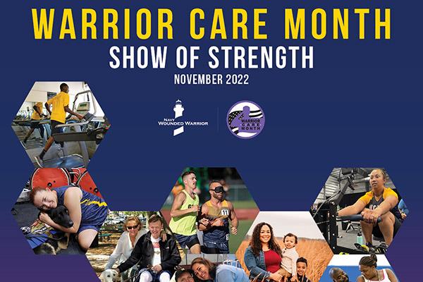 Warrior Care Month Show of Strength image collage