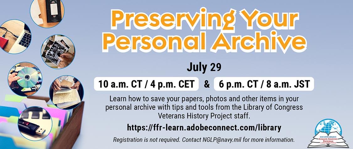 Preserving You Personal Archive